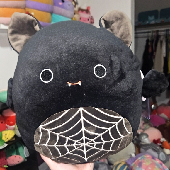 NWT Squishmallows Emily the Bat 🕸  12" Select Series Black Tag Mallow Mash - Picture 1 of 6